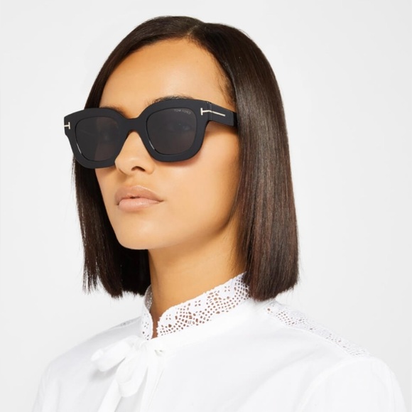 Tom Ford Pia Shiny Black Sunglasses - Picture 13 of 16